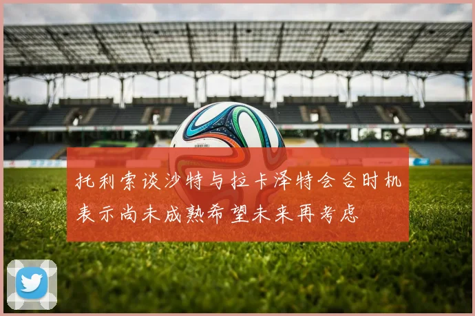 托利索谈沙特与拉卡泽特会合时机表示尚未成熟希望未来再考虑